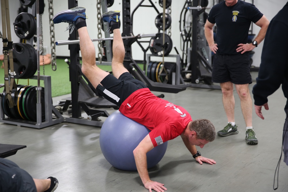 USSOCOM Visits 3rd Special Forces Group (Airborne) Human Performance Training Center