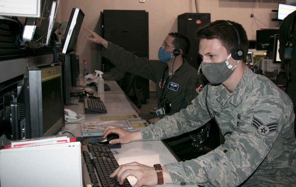 New York Air National Guardsmen Support America Strong Flyover in New York City