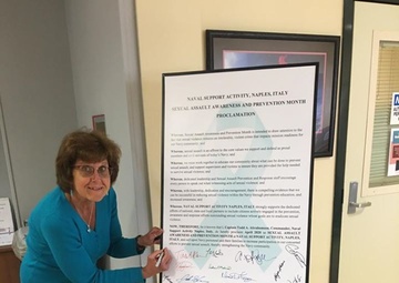 NSA Naples Spreads Awareness During SAPR Month Amidst Coronavirus Pandemic