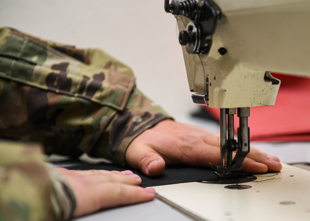 58th SOW Airmen apply job skills to make 1,778 face coverings