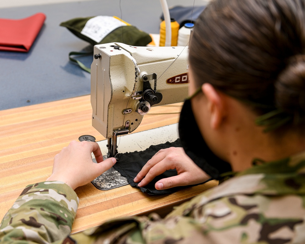 58th SOW Airmen apply job skills to make 1,778 face coverings