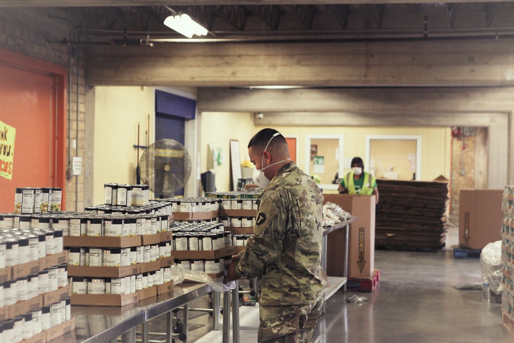 Texas Military Department Soldiers support Rio Grande Valley Food Bank