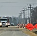Road paving work at Fort McCoy