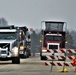 Road paving work at Fort McCoy