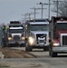 Road paving work at Fort McCoy
