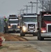 Road paving work at Fort McCoy