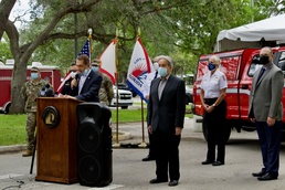 Florida Guardsmen support new drive through testing site in Fort Lauderdale