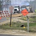 Road paving work at Fort McCoy