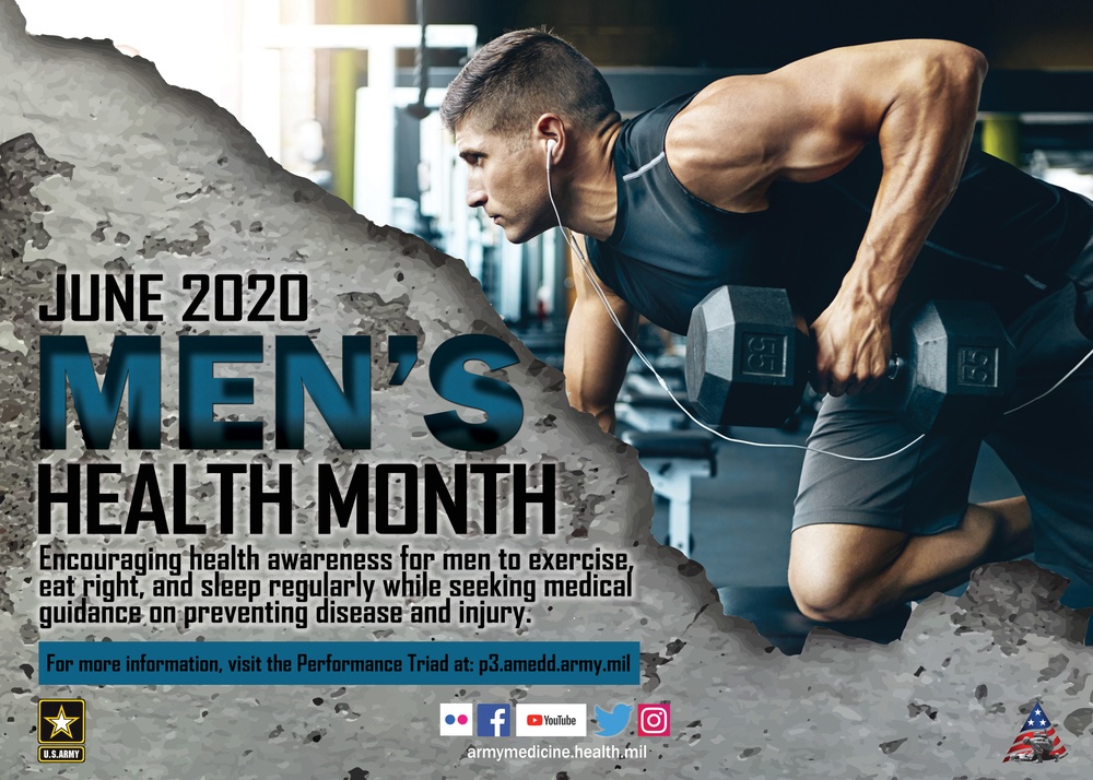 Men's Health Month poster-digital ad