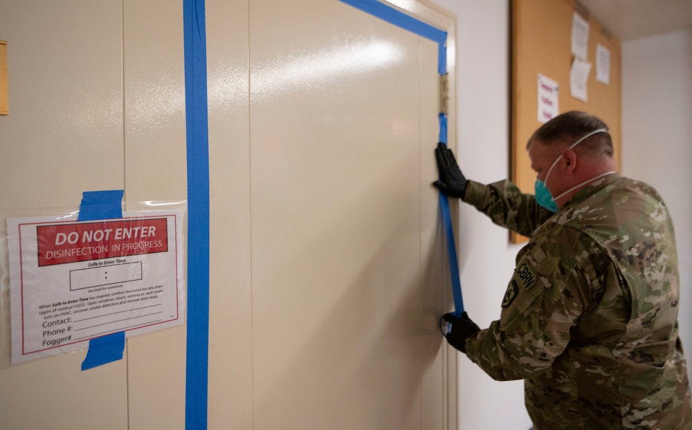 W.Va Guard Teaches Aerosolized Hydrogen Peroxide Sanitization at State Capitol