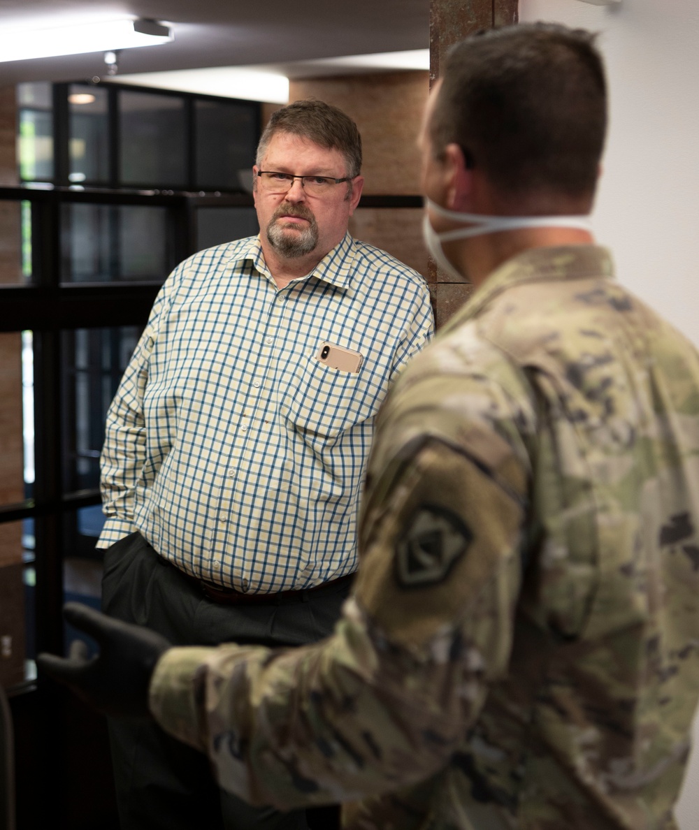 W.Va Guard Teaches Aerosolized Hydrogen Peroxide Sanitization at State Capitol