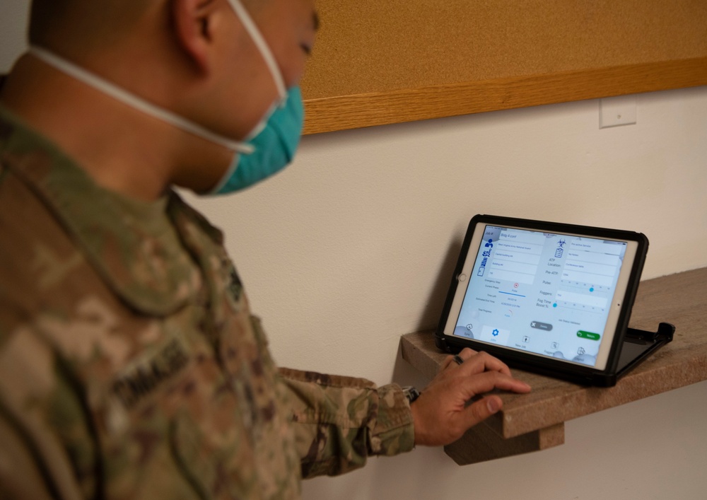 W.Va Guard Teaches Aerosolized Hydrogen Peroxide Sanitization at State Capitol