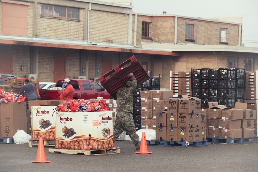 Texas Military Department Soldiers support food distribution in south Texas