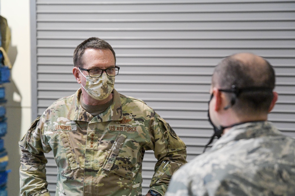 Gen. Joseph Lengyel, Chief, National Guard Bureau, Visits Texas