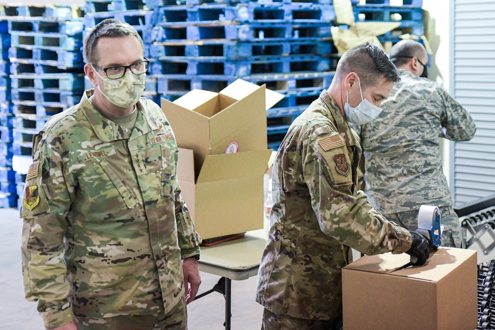 Gen. Joseph Lengyel, Chief, National Guard Bureau, Visits Texas