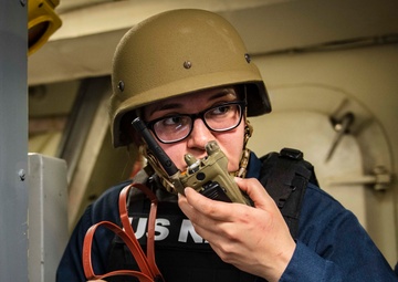 Active Shooter Training ATFP Drill aboard McCampbell