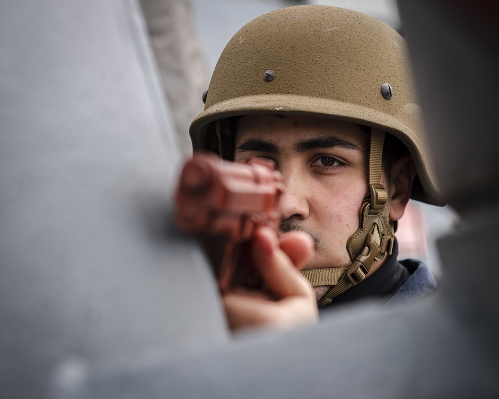 Active Shooter Training ATFP Drill aboard McCampbell