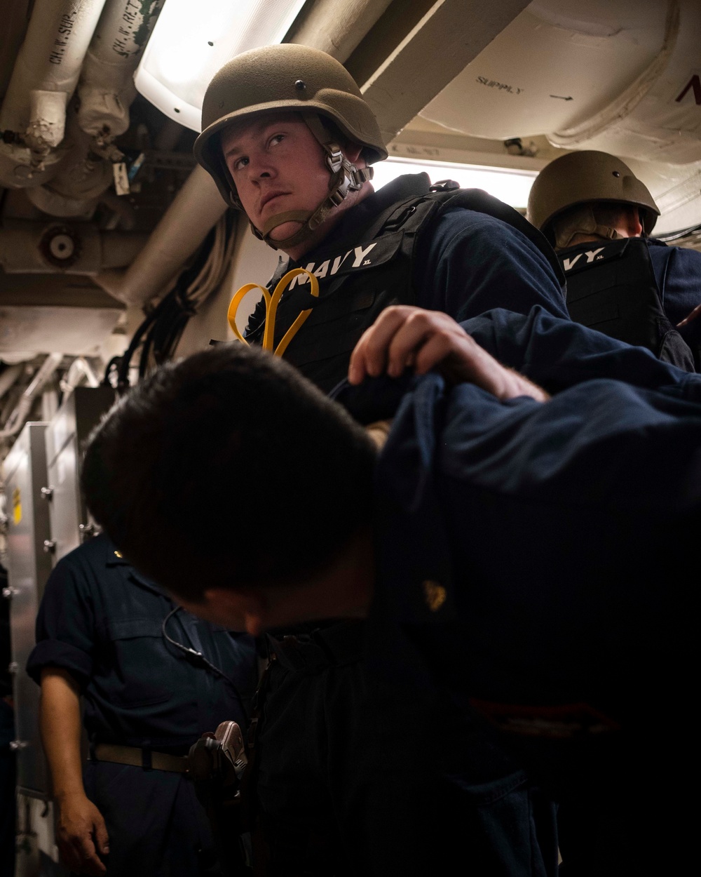 Active Shooter Training ATFP Drill aboard McCampbell