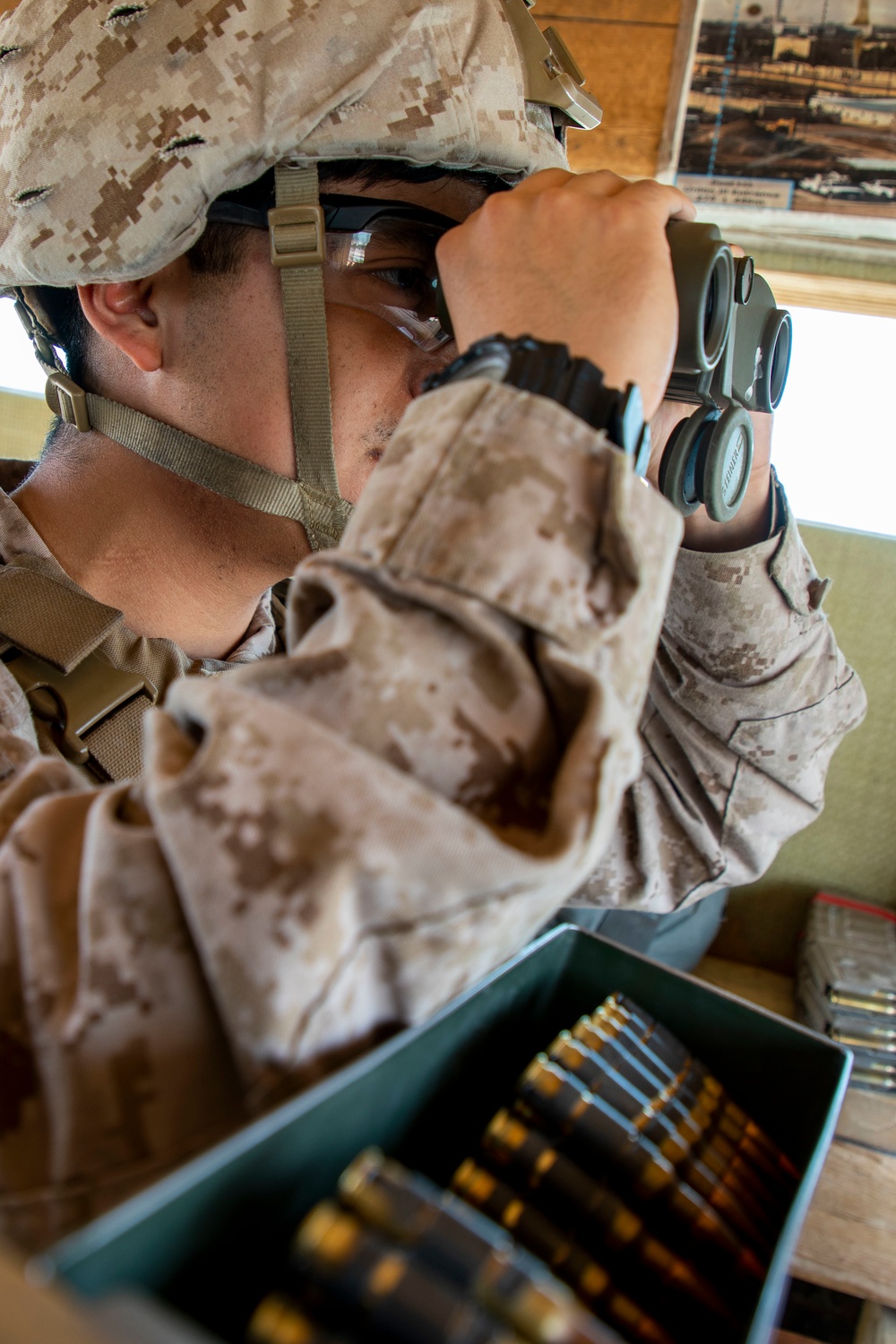 Marines Holding The Watch