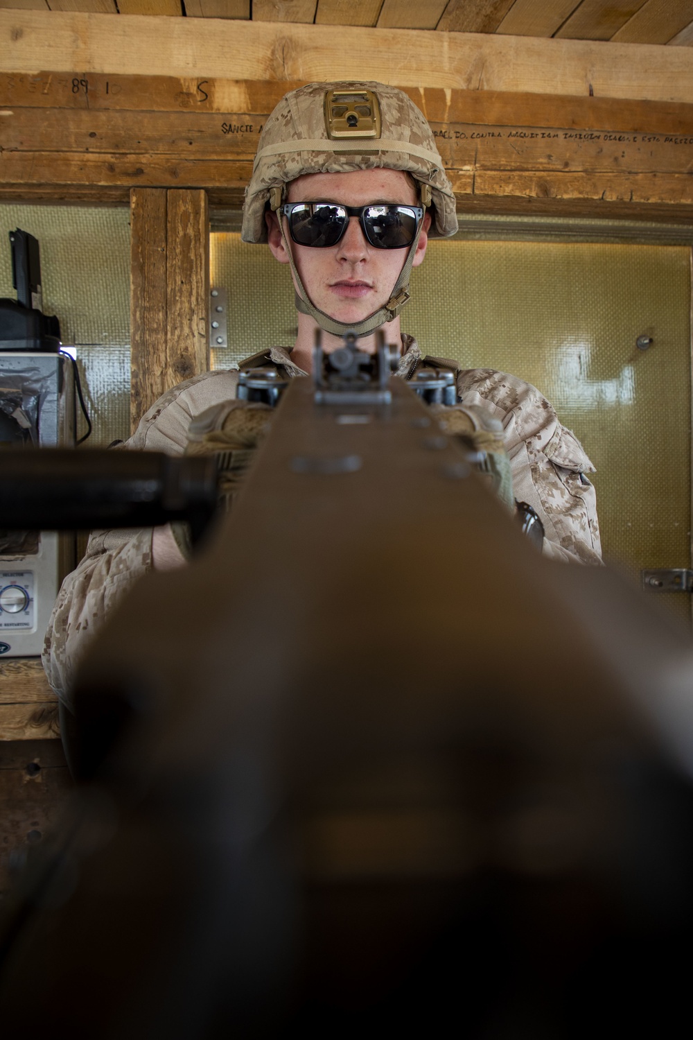 Marines Holding The Watch