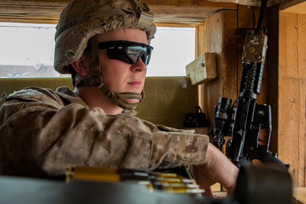 Marines Holding the Watch