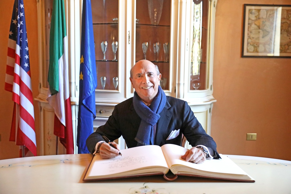 U.S. Ambassador to Italy Lewis M. Eisenberg Visits Vicenza, Italy