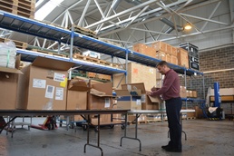 Personal protective equipment at Chievres