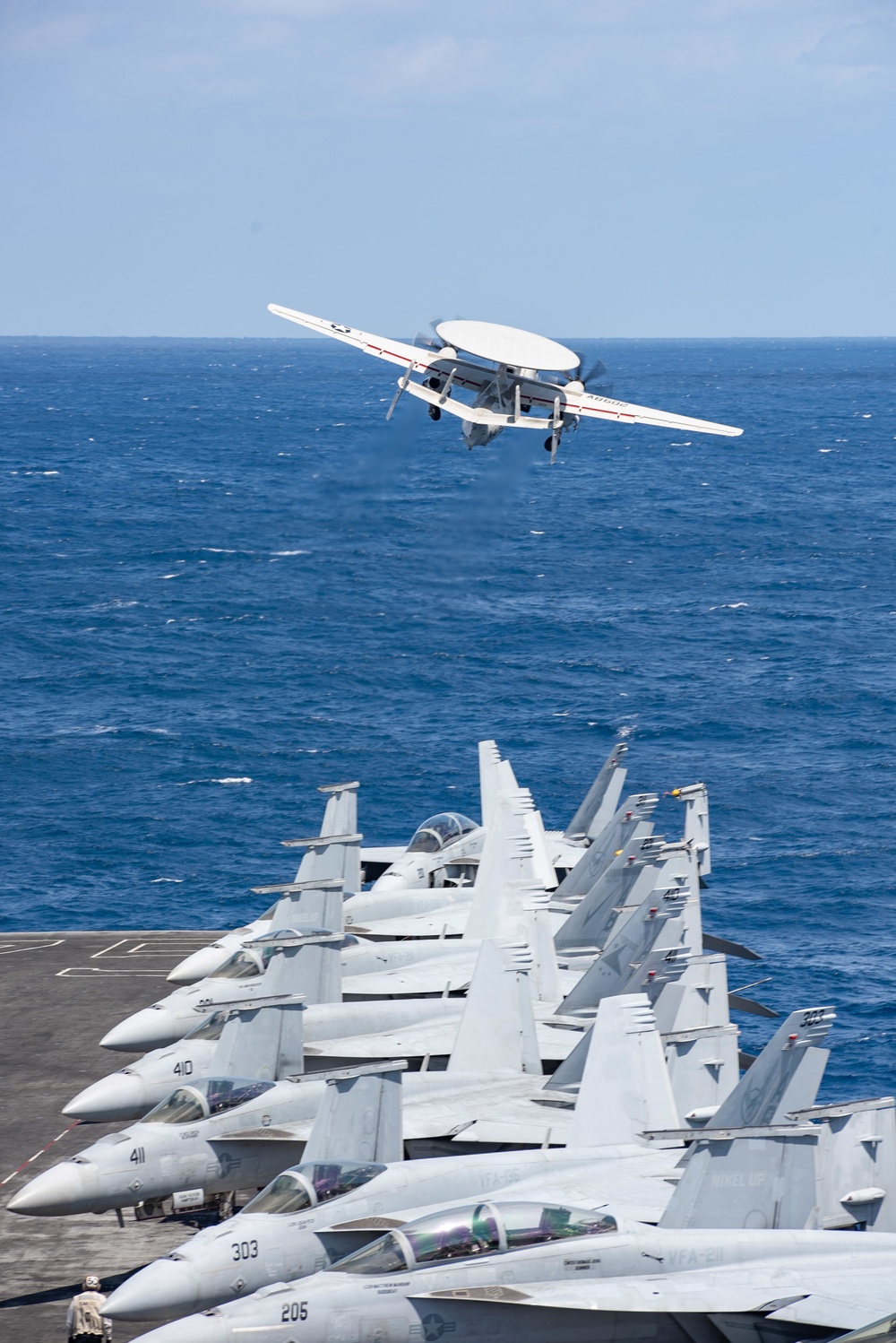 USS Harry S. Truman (CVN 75) transits the Atlantic Ocean