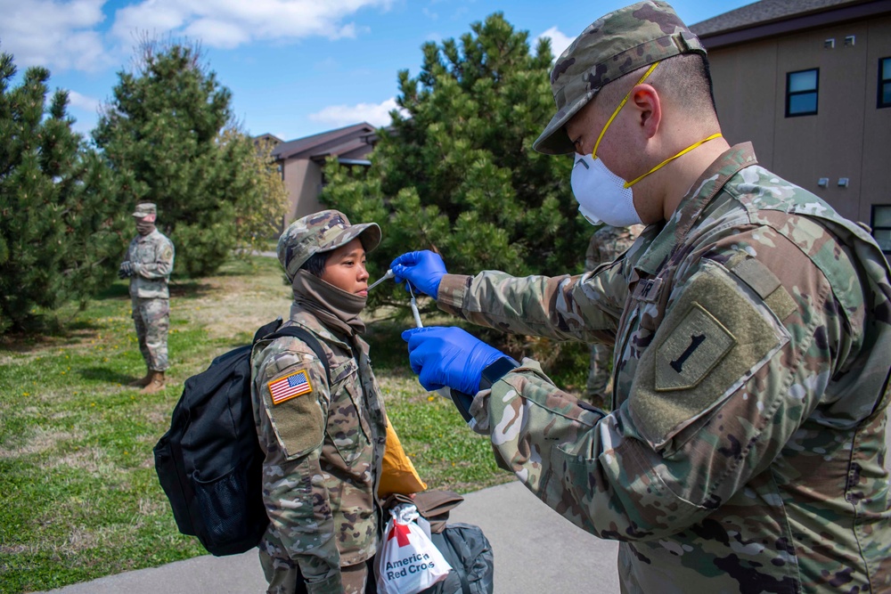 Fort Riley welcomes new Soldiers while preventing the spread of COVID-19