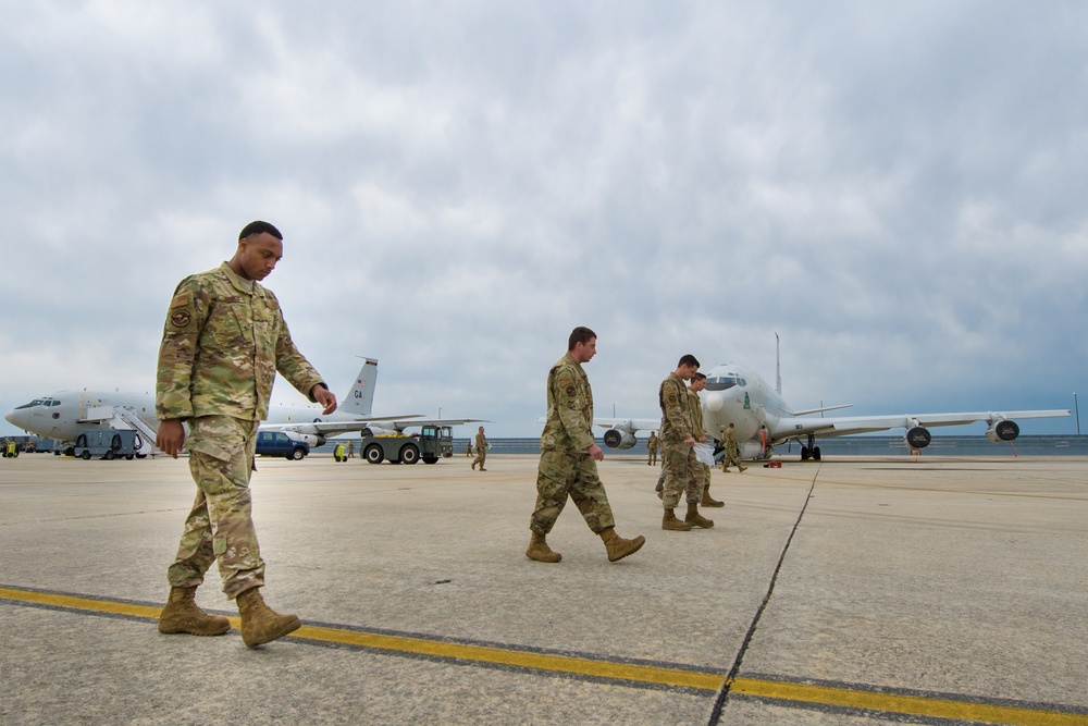 116th and 461st Air Control Wing’s E-8C Joint STARS maintainers keep mission flying during COVID-19