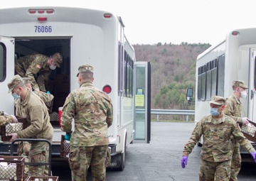 NY National Guard Soldiers deliver food to rural seniors