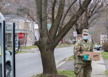 NY National Guard Soldiers deliver food to rural seniors