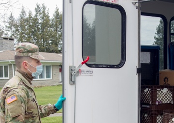 NY National Guard Soldiers deliver food to rural seniors