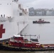 USNS Comfort Departs New York