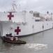 USNS Comfort Departs New York