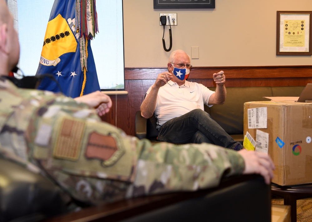 San Angelo donates 2,100 masks to Goodfellow