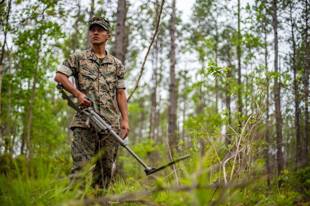 Task force Marines conduct IED training during certification exercise