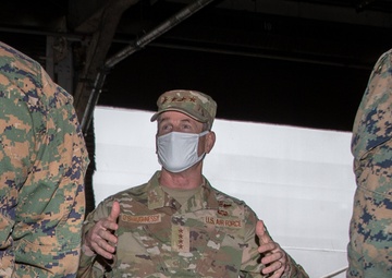 Gen. O’Shaughnessy visits 3/2 Marines at the Comfort in NYC