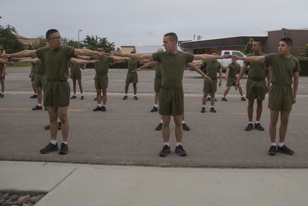 Alpha Company Motivational Run