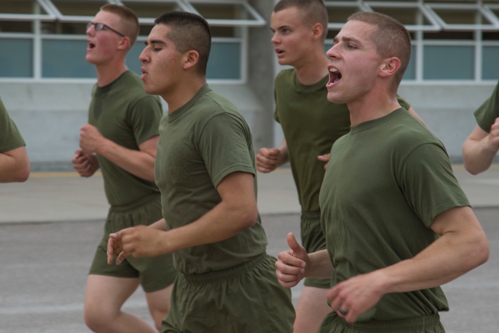 Alpha Company Motivational Run