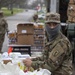 Nebraska Soldiers help distribute food in Tecumseh