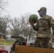 Nebraska Soldiers help distribute food in Tecumseh