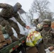 Nebraska Soldiers help distribute food in Tecumseh