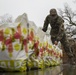 Nebraska Soldiers help distribute food in Tecumseh