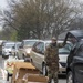Nebraska Soldiers help distribute food in Tecumseh
