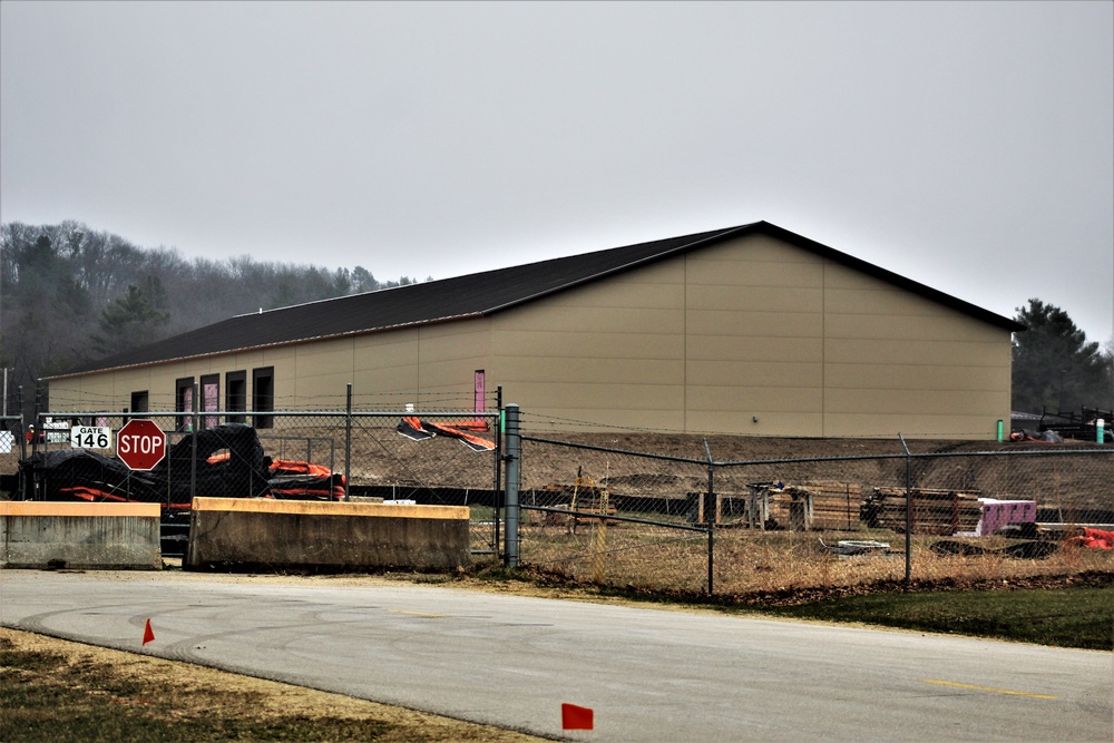 Construction of new shipping, receiving, mail freight facility continues at Fort McCoy