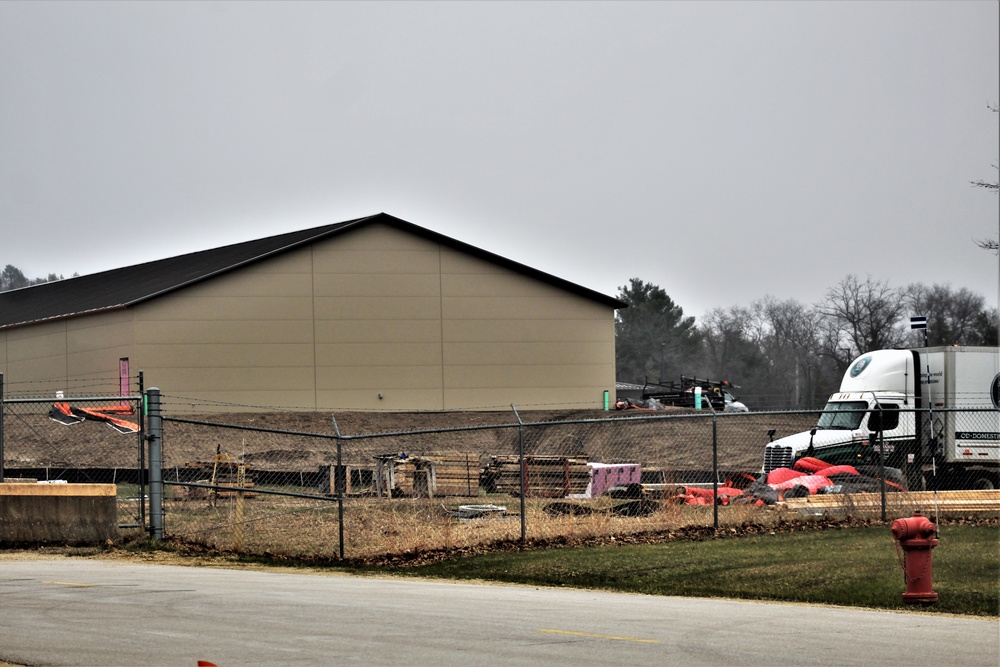 Construction of new shipping, receiving, mail freight facility continues at Fort McCoy