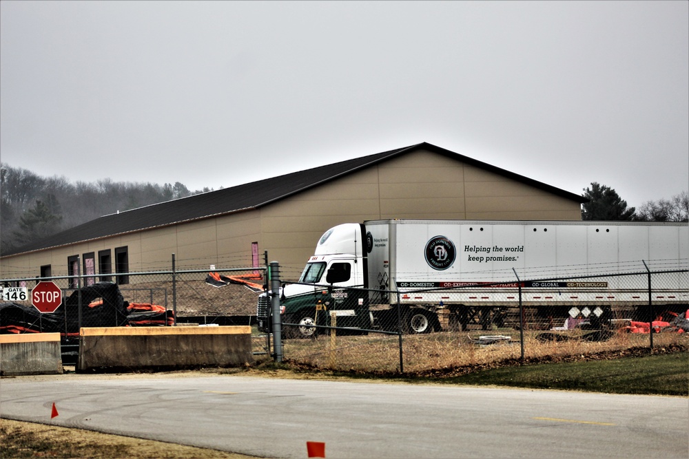 Construction of new shipping, receiving, mail freight facility continues at Fort McCoy