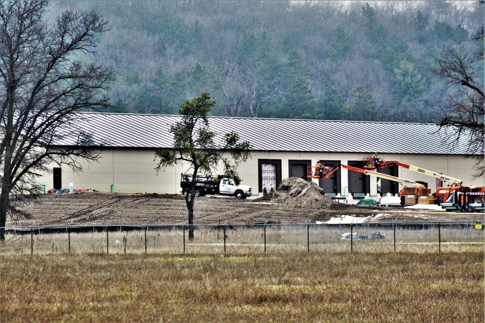 Construction of new shipping, receiving, mail freight facility continues at Fort McCoy