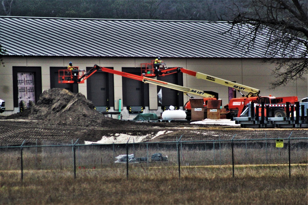 Construction of new shipping, receiving, mail freight facility continues at Fort McCoy